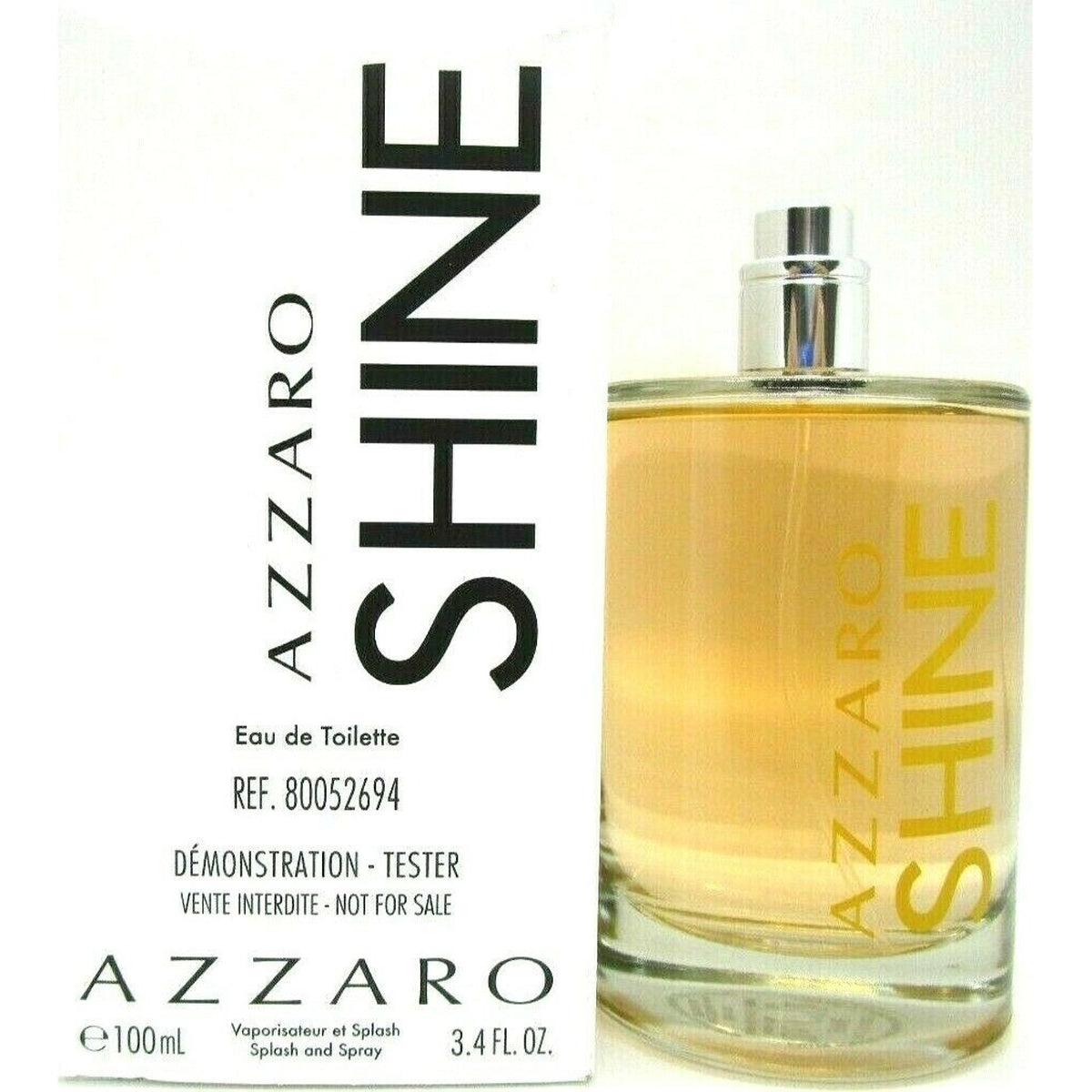 Azzaro Shine Azzaro Edt Spray No Cap Tester 3.4 Oz (100 Ml) For Men 80052694