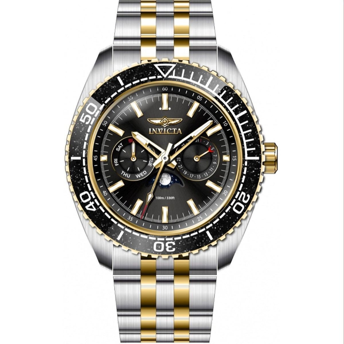 Invicta Men's 33567 Pro Diver Gold-Tone and Silver Stainless Steel Watch