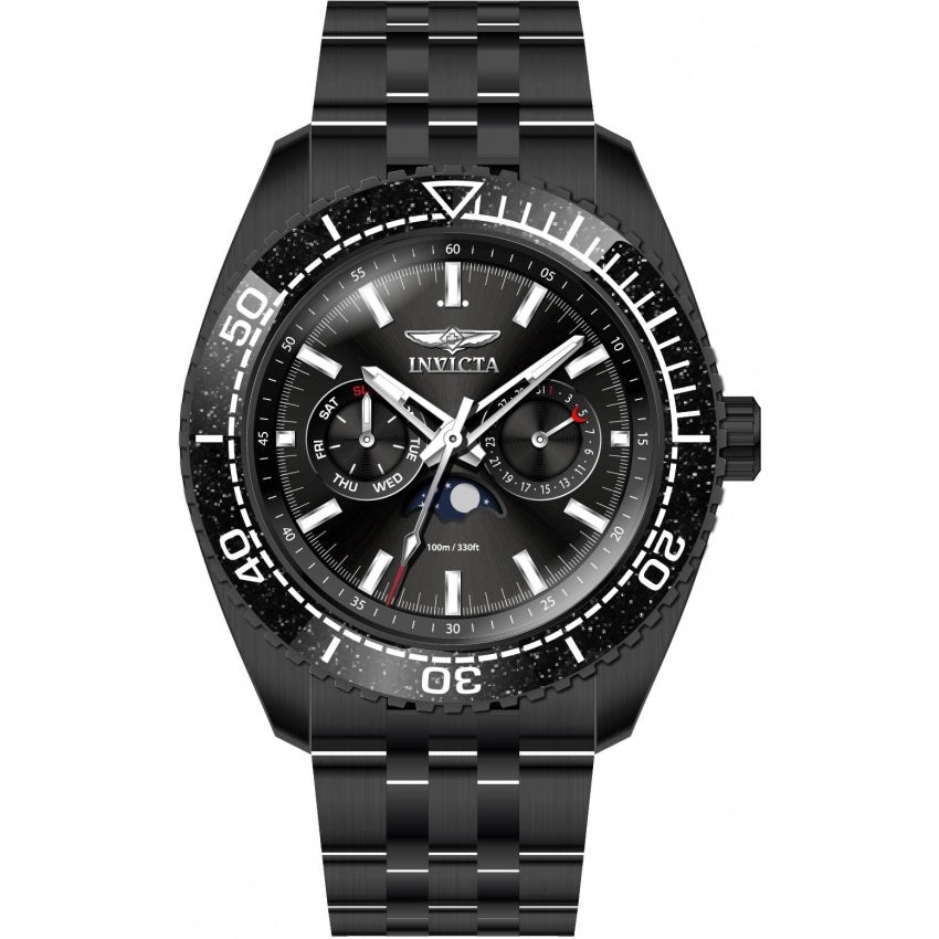 Invicta Men's 33578 Pro Diver Black Stainless Steel Watch