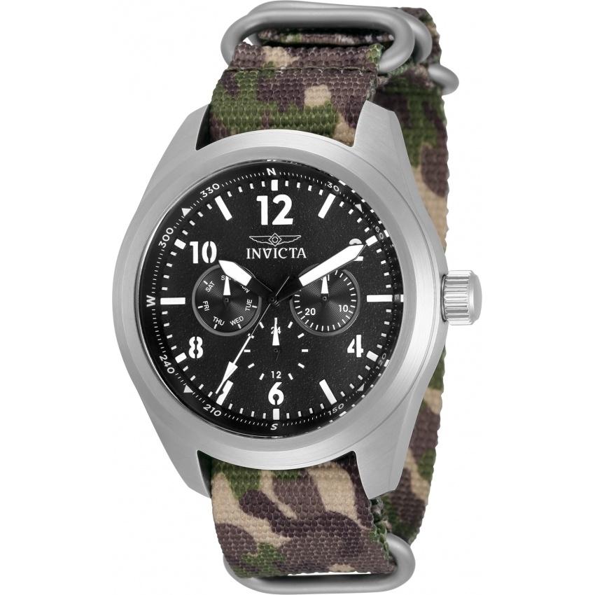 Invicta Men&#39;s 33627 Coalition Forces Green Stainless Steel Watch