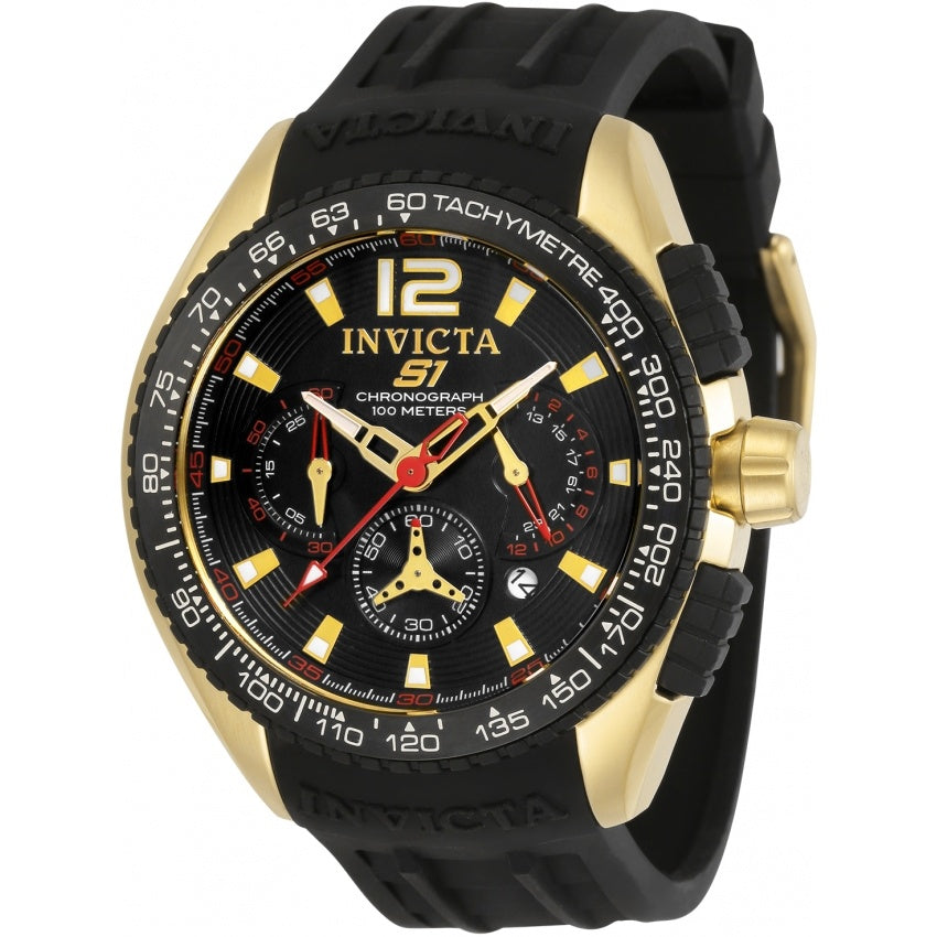 Invicta Men's 33629 S1 Rally Black Silicone Watch