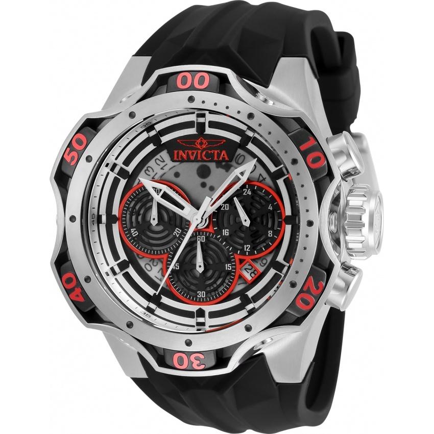 Invicta Men's 33630 Venom Black Silicone Watch