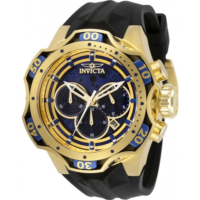 Invicta Men's 33637 Venom Black Silicone Watch