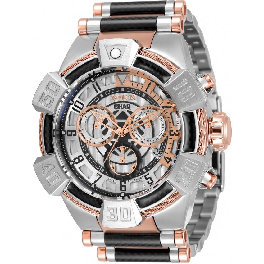 Invicta Men's 33678 Shaq Black and Silver Stainless Steel Watch