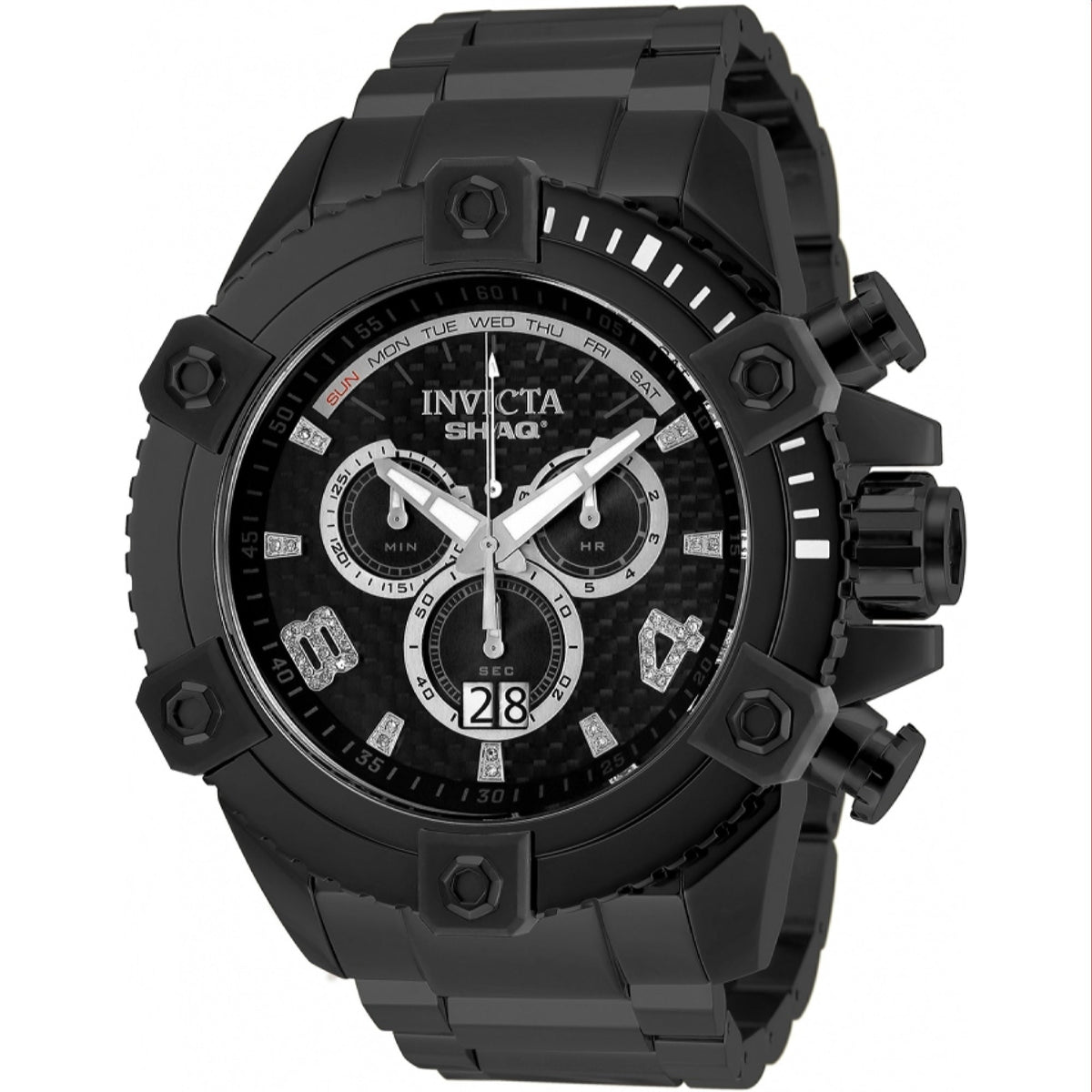 Invicta Men's 33728 Shaq Black Stainless Steel Watch