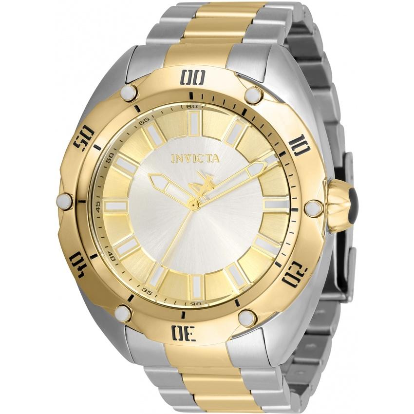 Invicta Men&#39;s 33763 Venom Gold-Tone and Silver Stainless Steel Watch