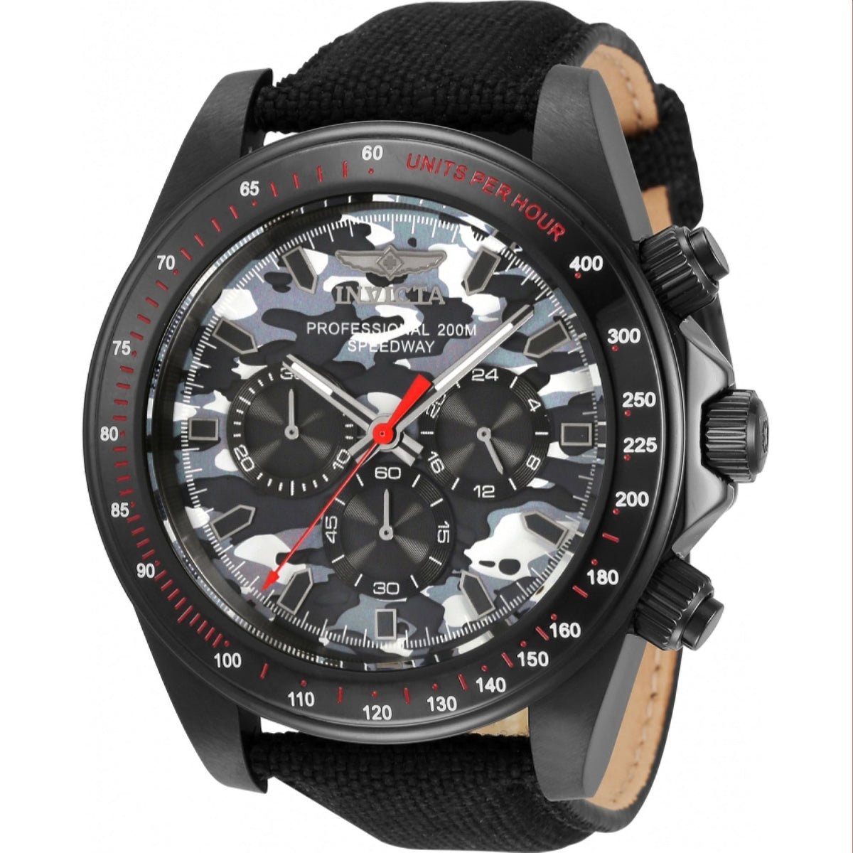 Invicta Men's 33795 Speedway Black Riffle Watch