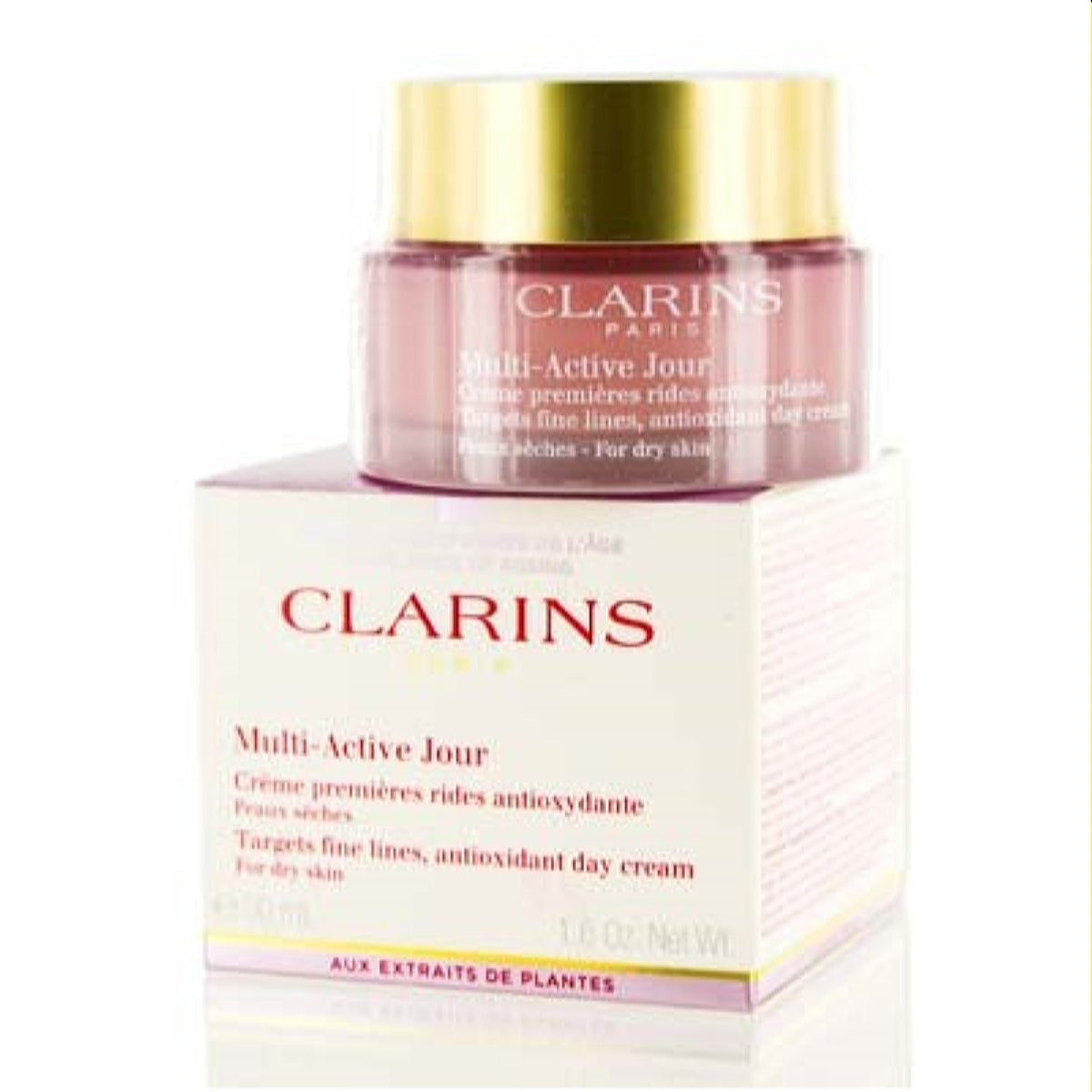 Clarins Multi-Active Antioxidant Day Cream For Dry Skin 1.7 Oz (50 Ml) 80009045