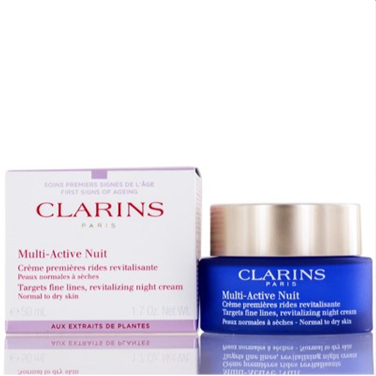 Clarins Multi-Active Night Revitalizing Cream 1.7 Oz (50 Ml) 80009051