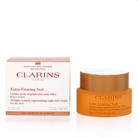 Clarins Extra-Firming Wrinkle Control Regenerating Night Rich Cream 1.6 Oz 80033515