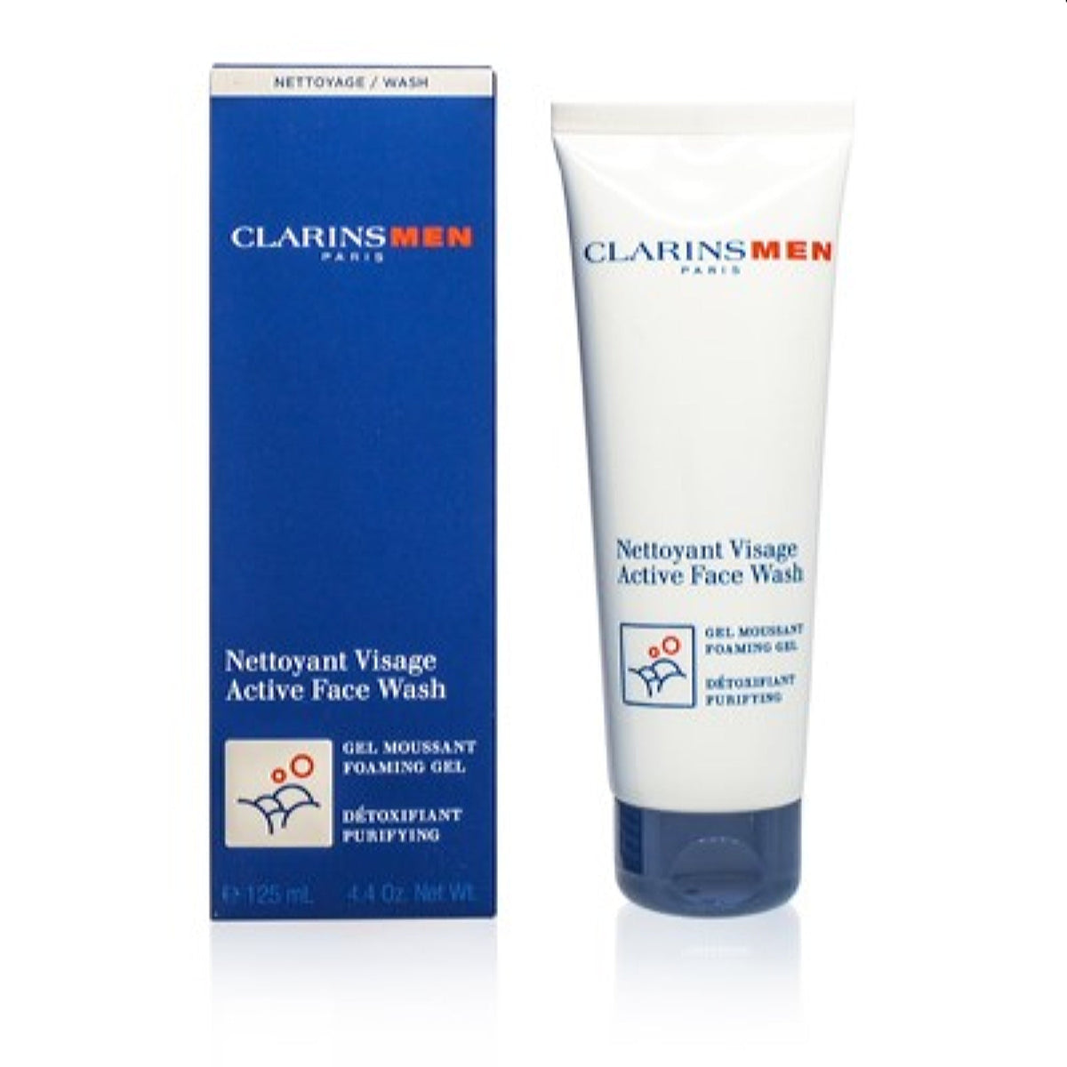 Clarins Men Active Face Wash 4.4 Oz (130 Ml) 80039354