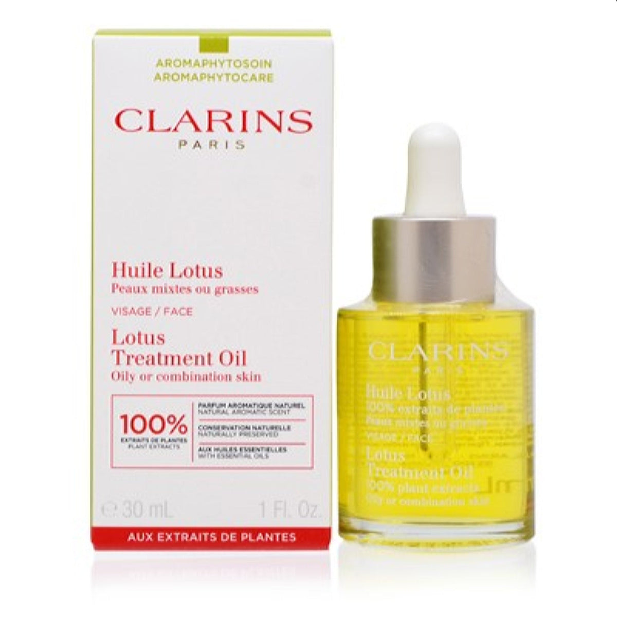 Clarins Lotus Face Treatment Oil 1.0 Oz (30 Ml) 80062042