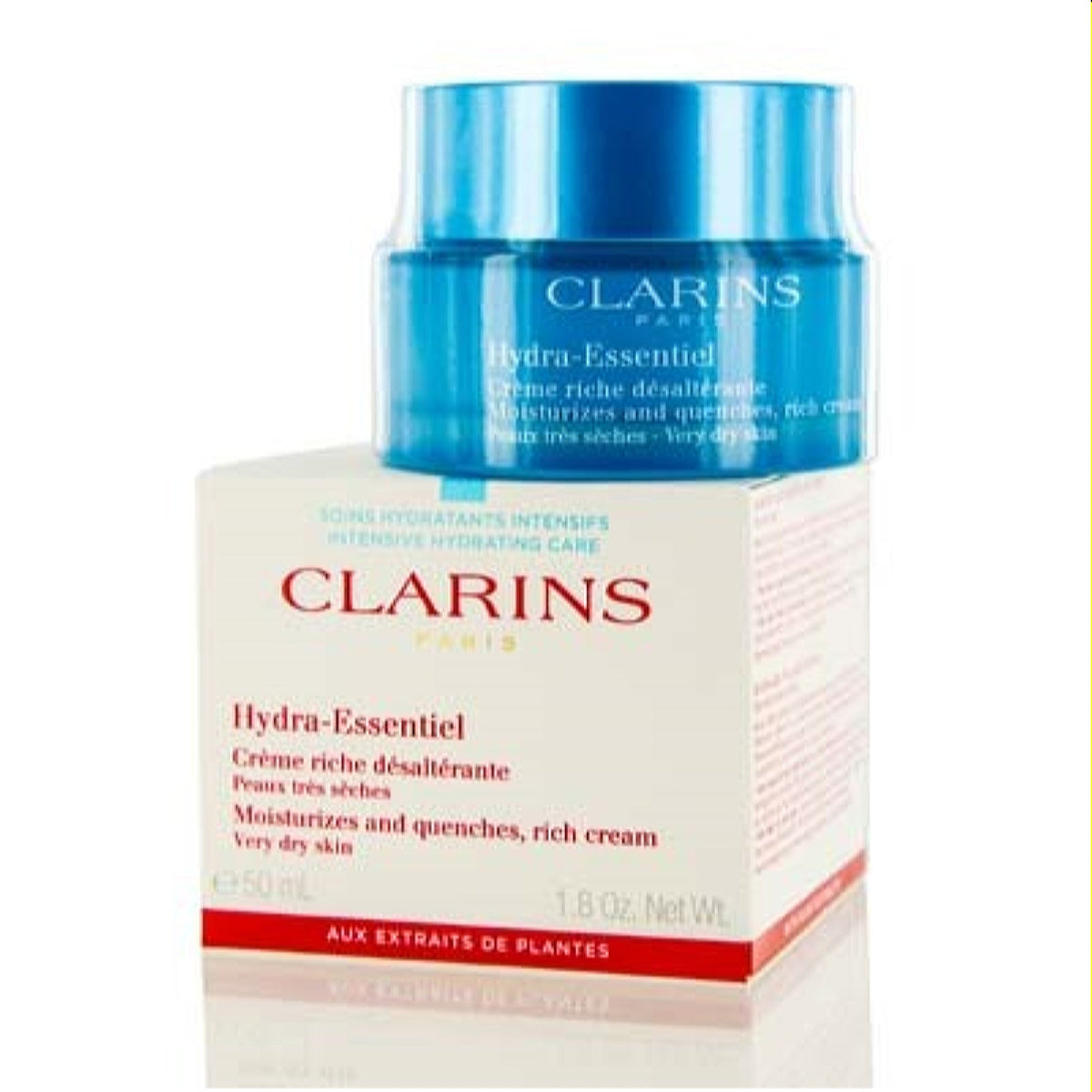 Clarins Hydra-Essentiel Rich Cream Very Dry Skin 1.8 Oz (50 Ml) 80074245