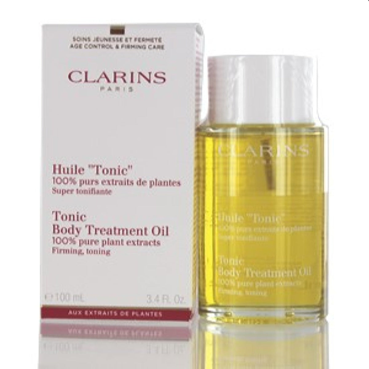 Clarins Tonic Body Treatment Oil Toner Box 3.3 Oz 512100