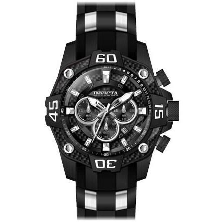 Invicta Men's 33843 Pro Diver Black and Stainless Steel Polyurethane and Stainless Steel Watch