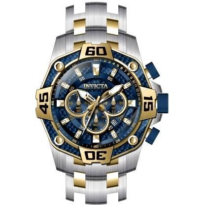 Invicta Men&#39;s 33845 Pro Diver Gold-Tone and Stainless Steel Stainless Steel Watch