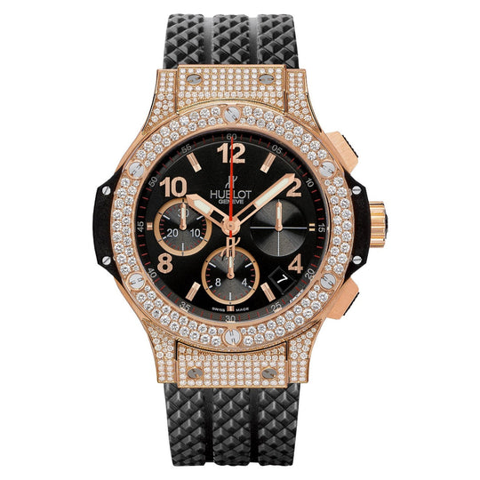 Hublot Men's 341.PX.130.RX.174 Big Bang Chronograph Black Rubber Watch