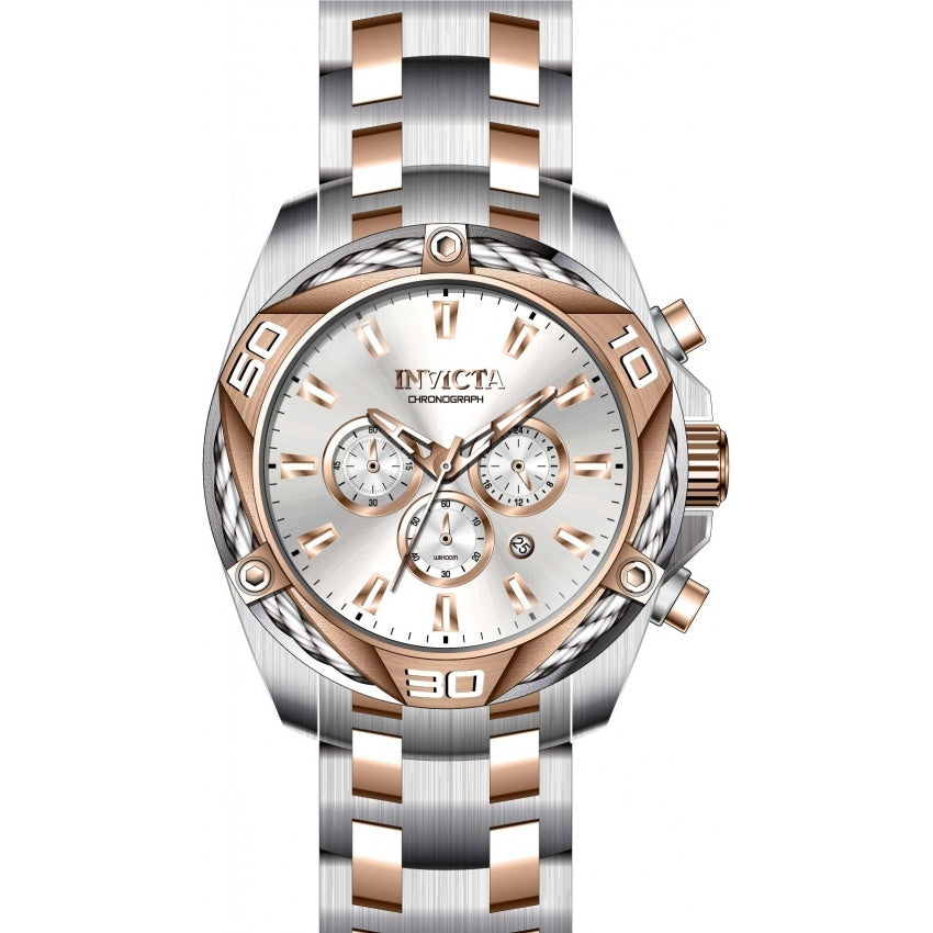 Invicta Men&#39;s 34134 Bolt Rose-Tone and Silver Stainless Steel Watch