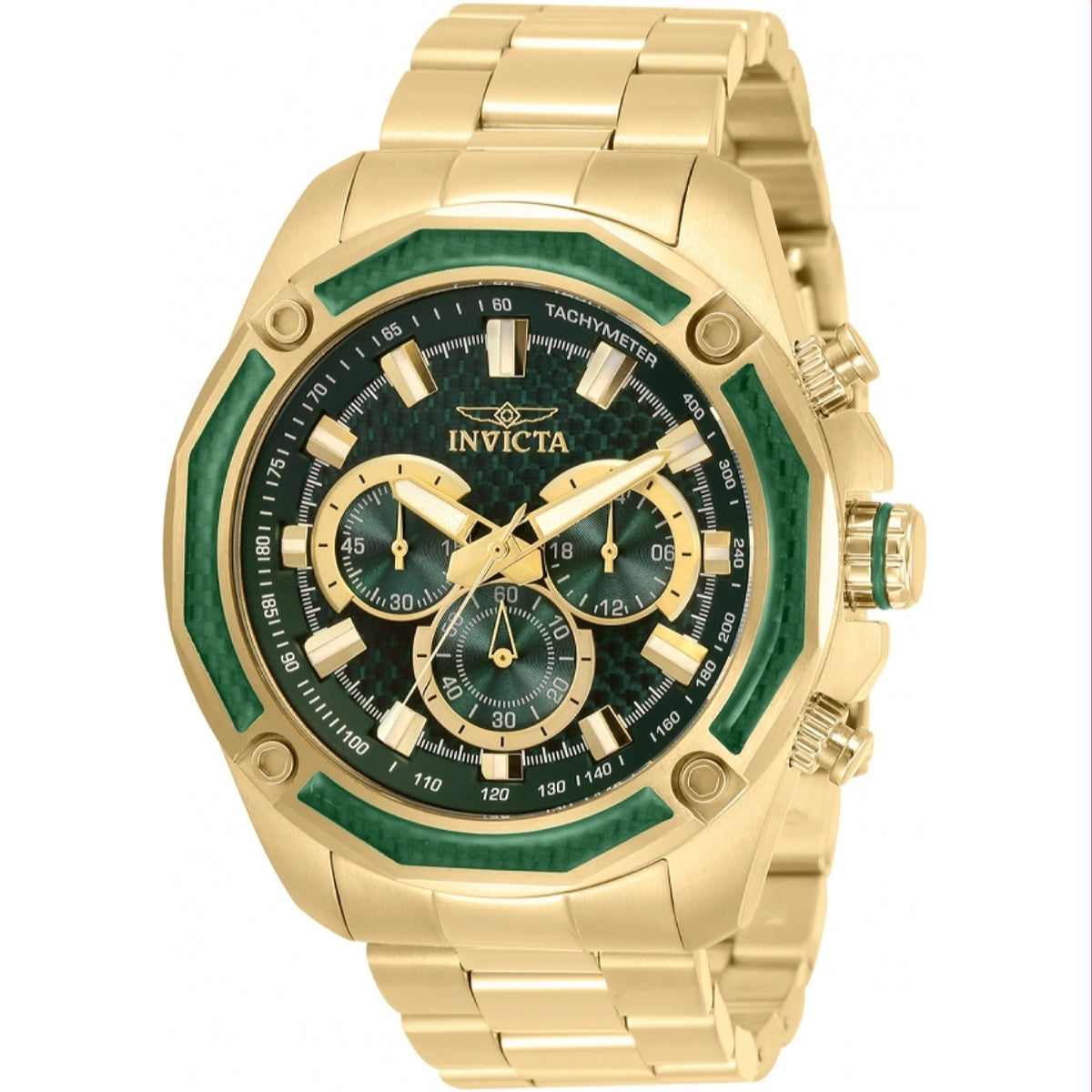 Invicta Men's 34157 Aviator Scuba Gold-Tone Stainless Steel Watch