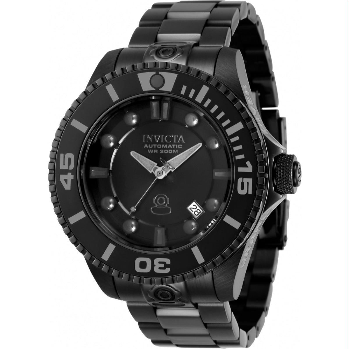 Invicta Men's 34178 Pro Diver Automatic Black Stainless Steel Watch