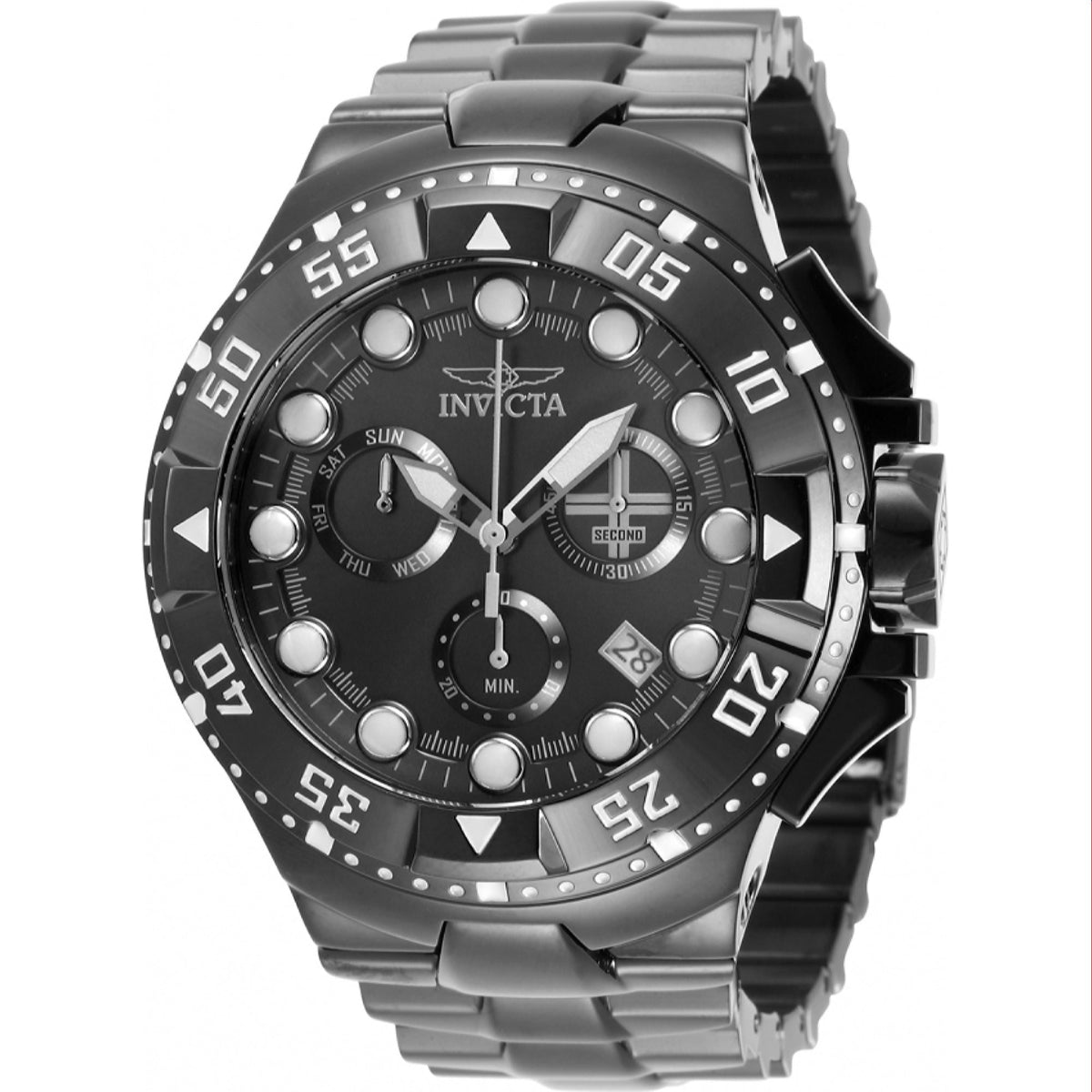 Invicta Men's 34189 Excursion Black Stainless Steel Watch