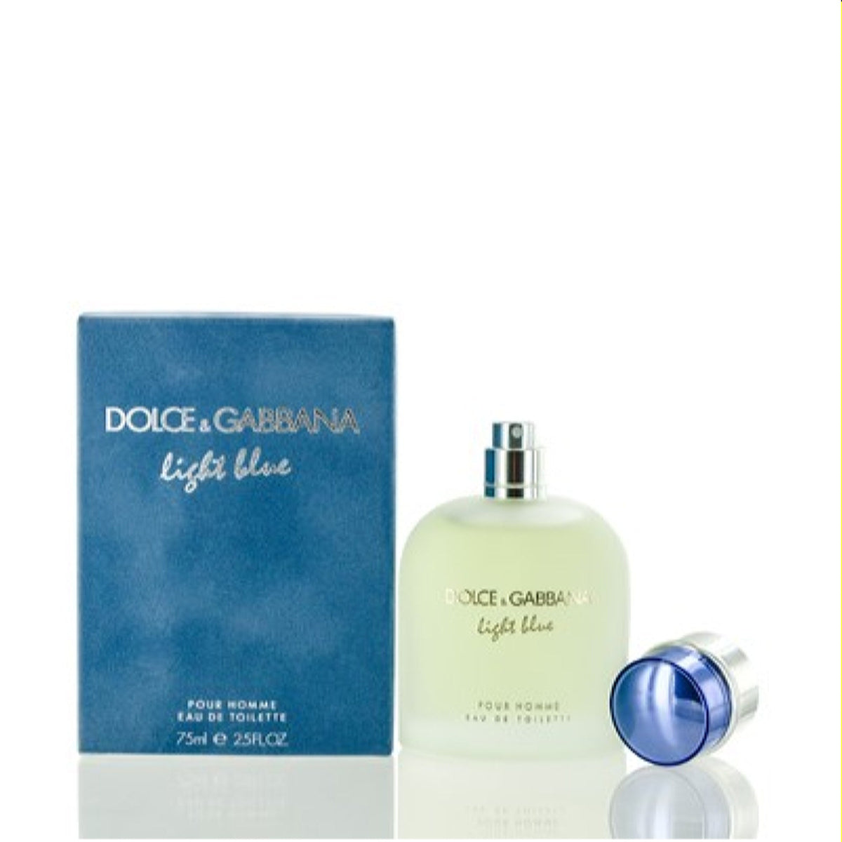 Light Blue Pour Homme D&G Edt Spray 2.5 Oz (75 Ml) For Men 3020505