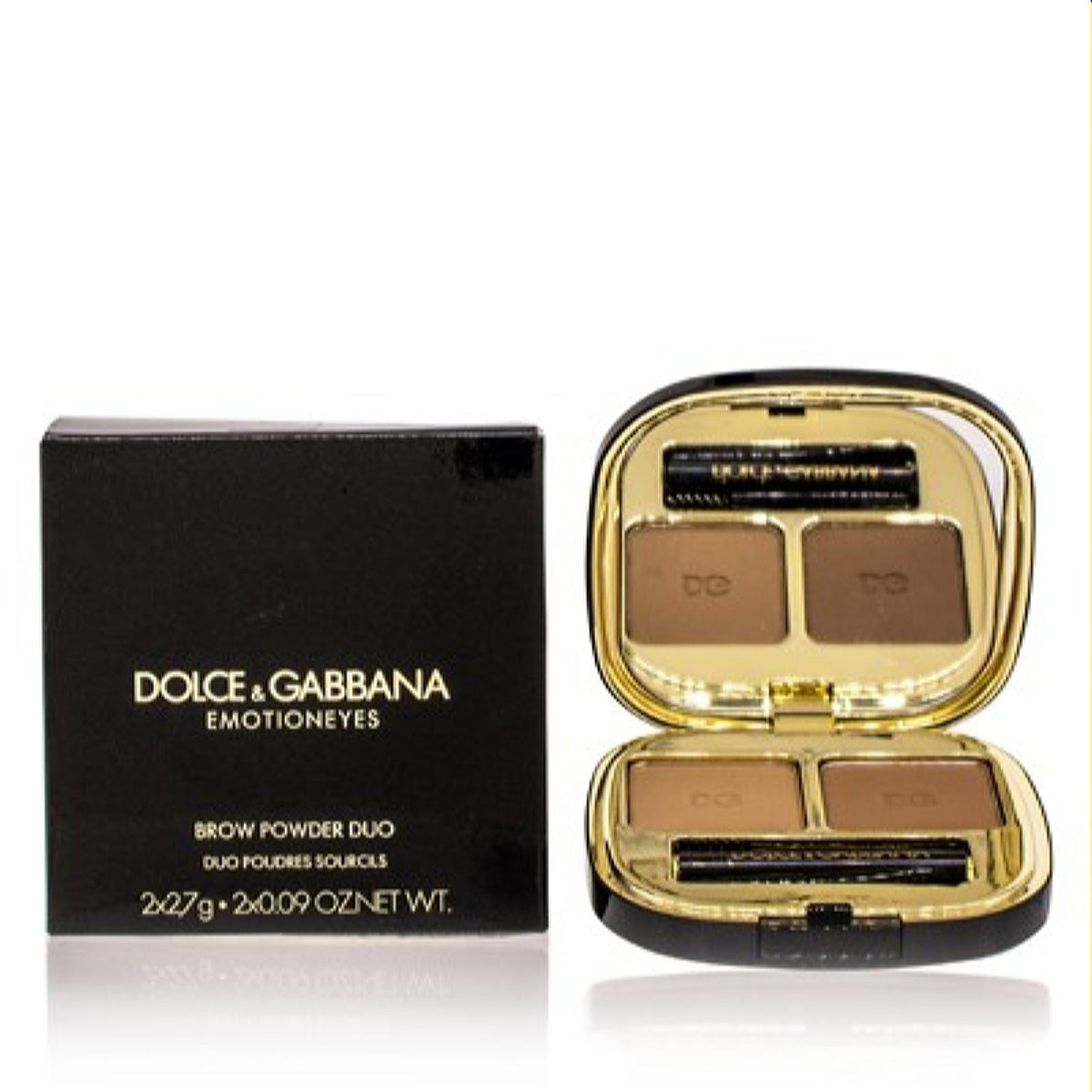 D&G Emotioneyes Duo Brow Powder (1) Natural Blond 0.18 Oz (5.4 Ml)  