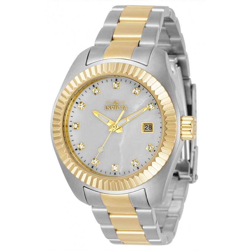 Invicta Women&#39;s 34444 Specialty Gold-Tone and Silver Stainless Steel Watch