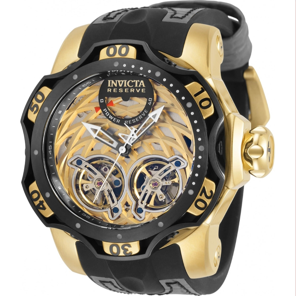 Invicta Men's 34472 Reserve Venom Automatic Black Stainless Steel Watch