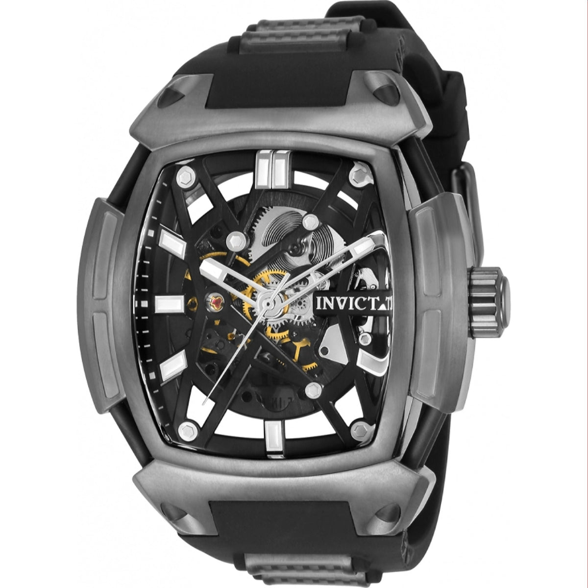 Invicta Men's 34631 Black and Gunmetal Stainless Steel Watch