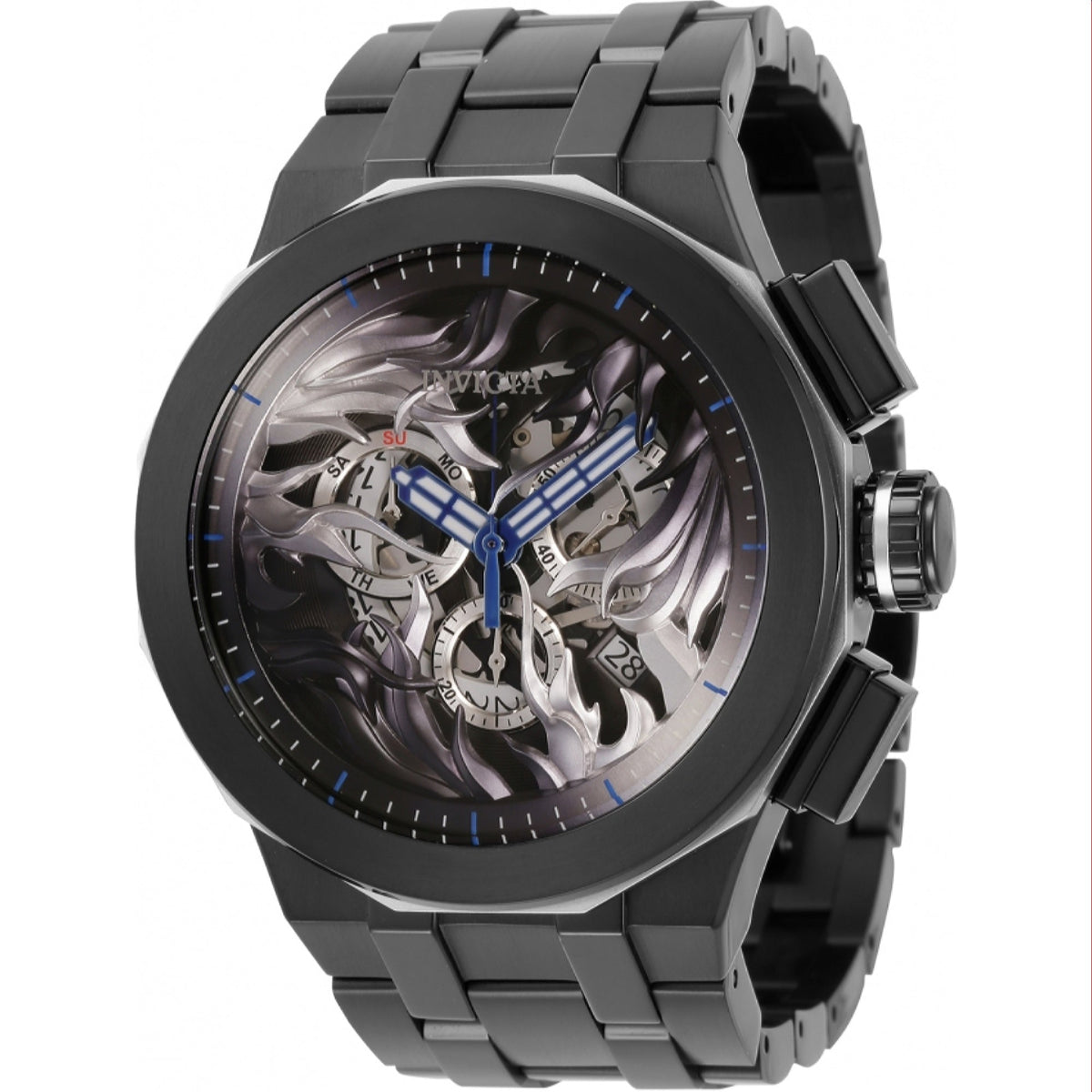 Invicta Men's 34872 Speedway Black Stainless Steel Watch