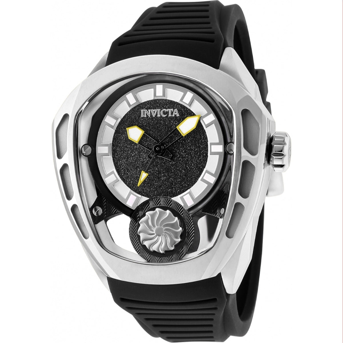 Invicta Men&#39;s 35442 Akula Black Silicone Watch