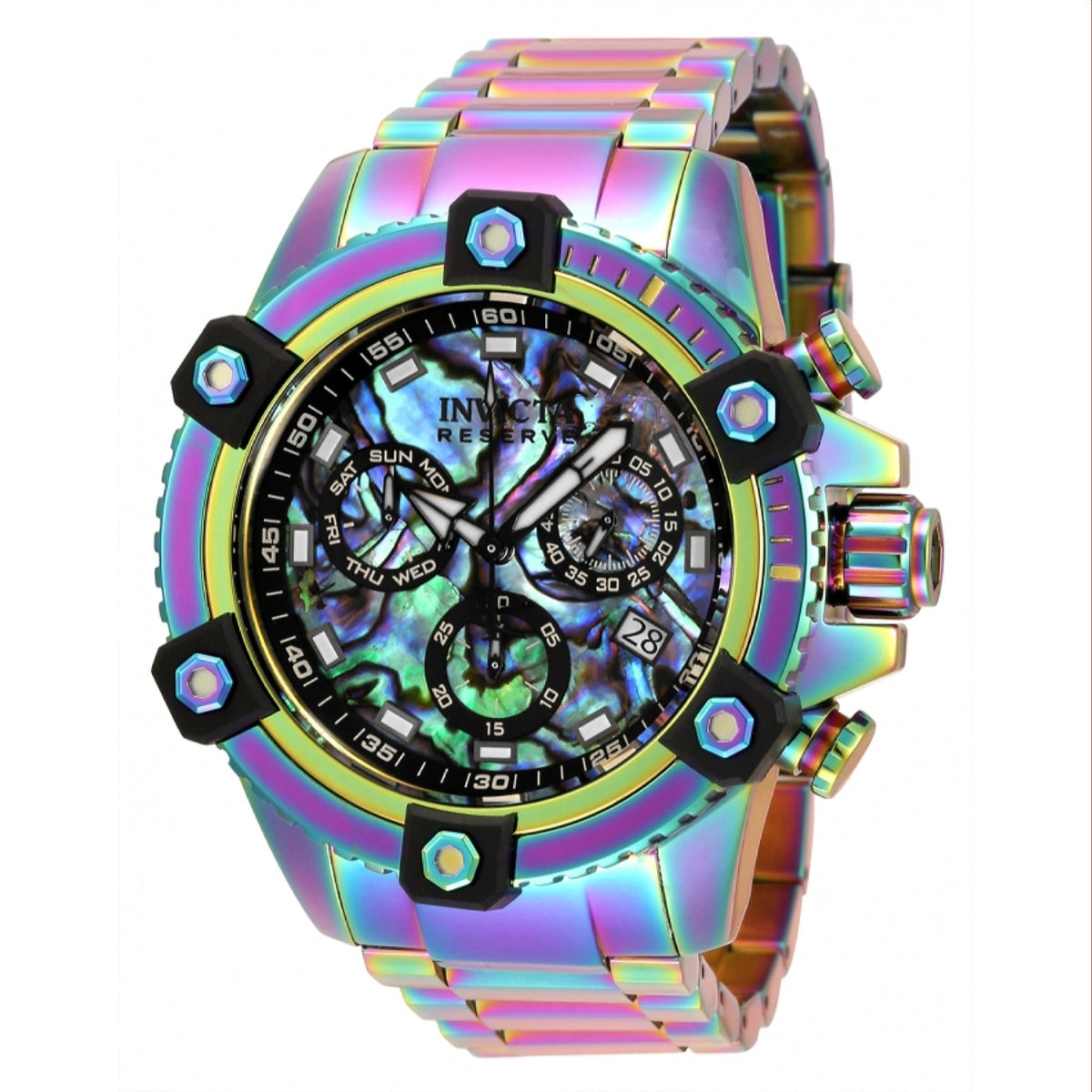 Invicta Men's 35555 Iridescent Stainless Steel Watch