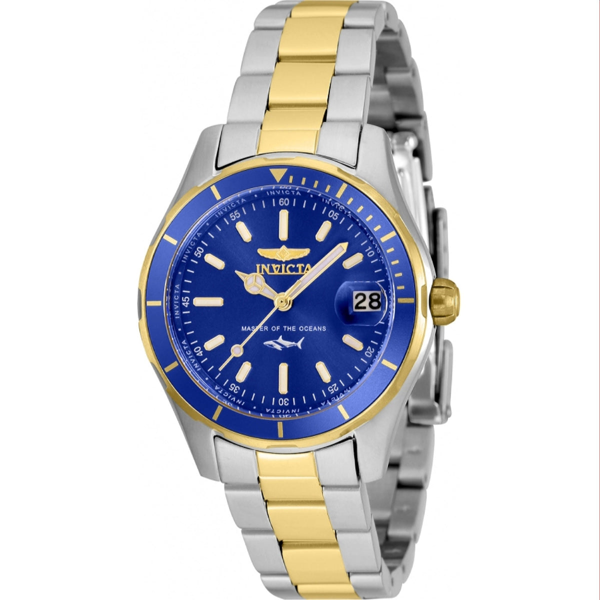 Invicta Women's 35606 Pro Diver Gold-Tone and Silver Stainless Steel Watch