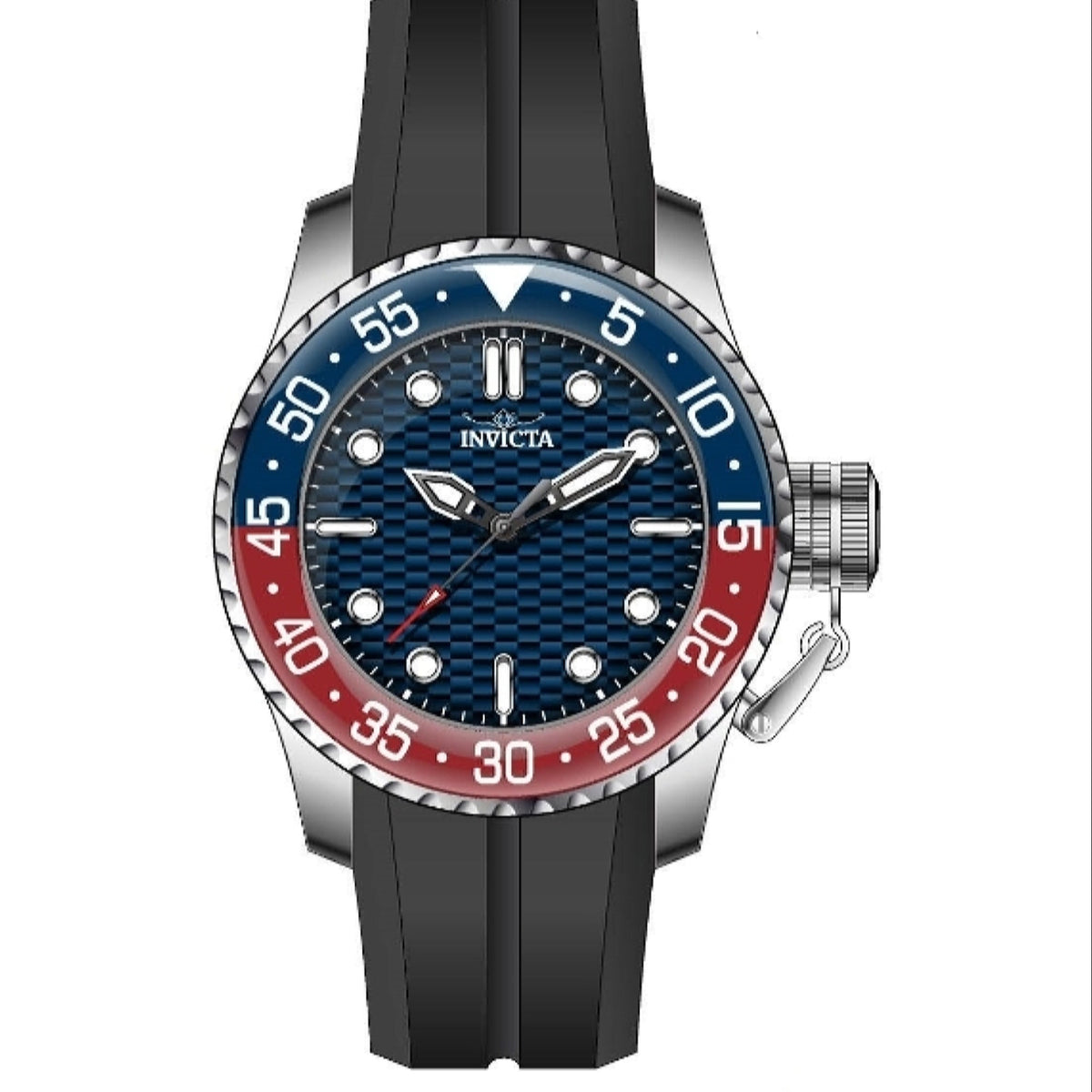 Invicta Men&#39;s 35658 Pro Diver Black Silicone Watch