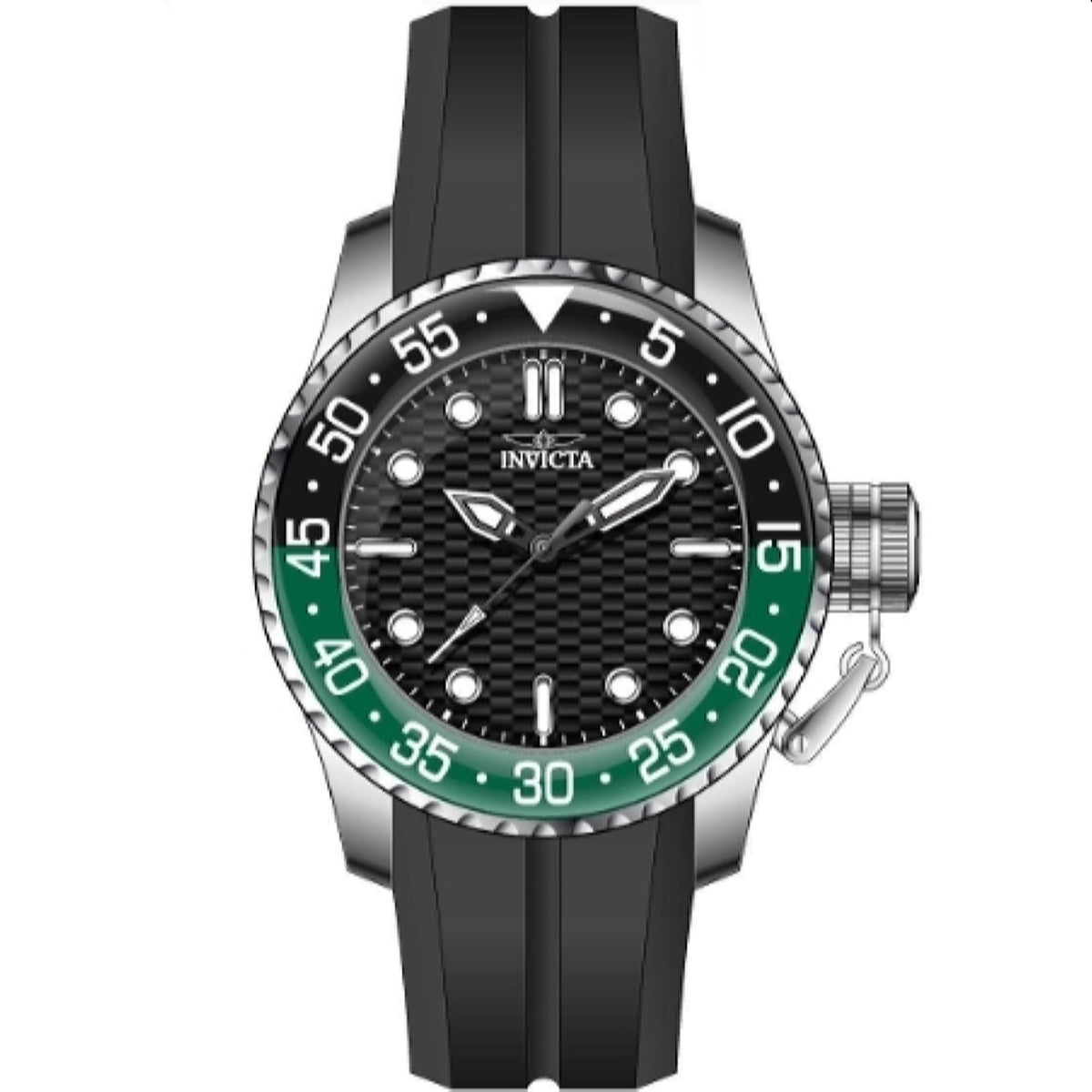 Invicta Men's 35659 Pro Diver Black Silicone Watch