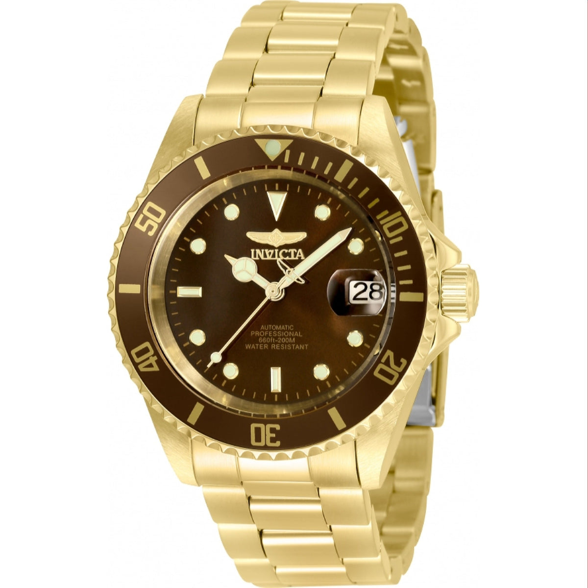 Invicta Men's 35697 Pro Diver Automatic Gold-Tone Stainless Steel Watch