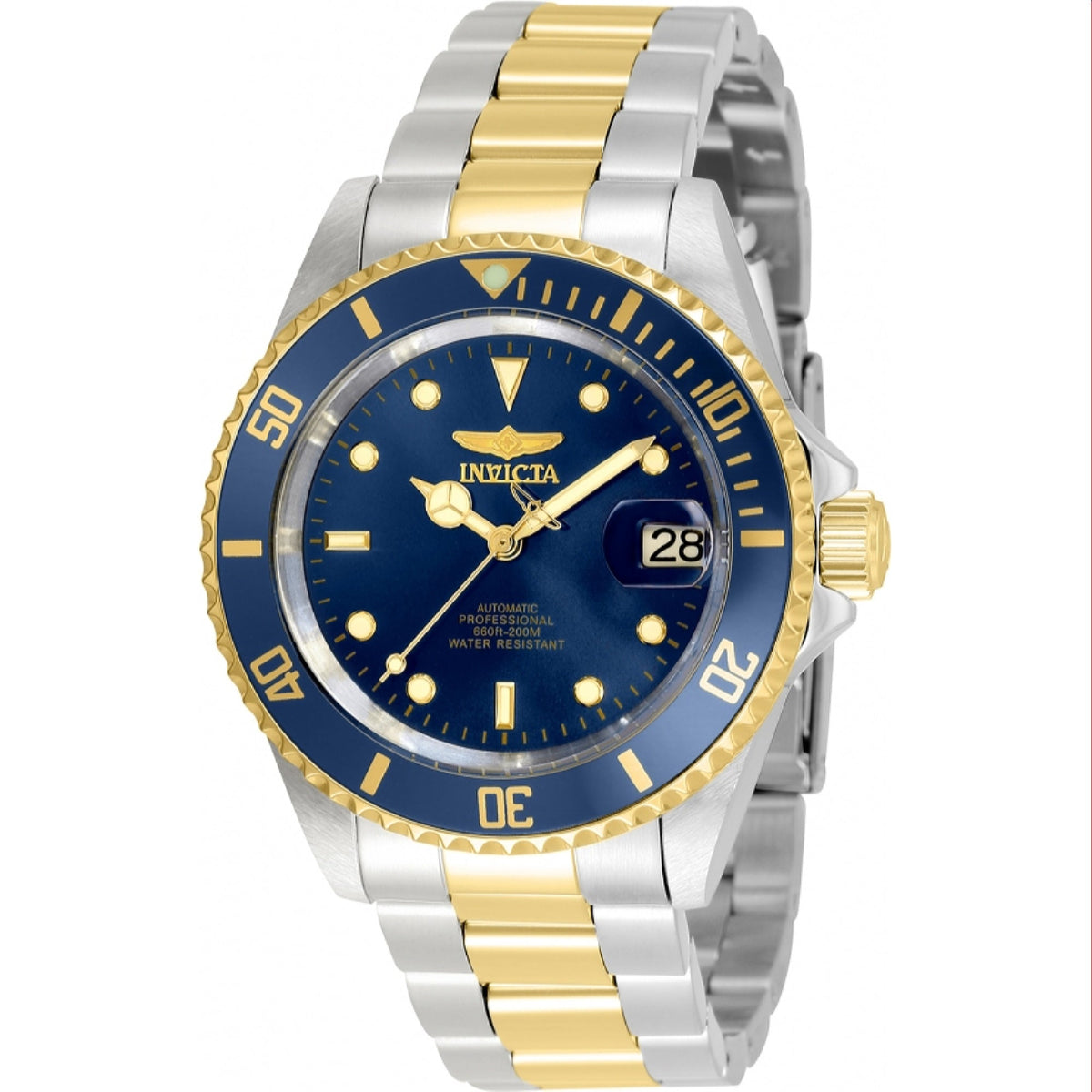 Invicta Men's 35703 Pro Diver Automatic Gold-Tone and Silver Stainless Steel Watch