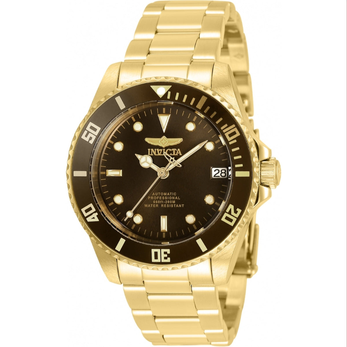 Invicta Women's 35713 Pro Diver Automatic Gold-Tone Stainless Steel Watch