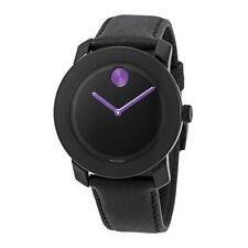 Movado Men&#39;s 3600017 Bold Black Leather Watch
