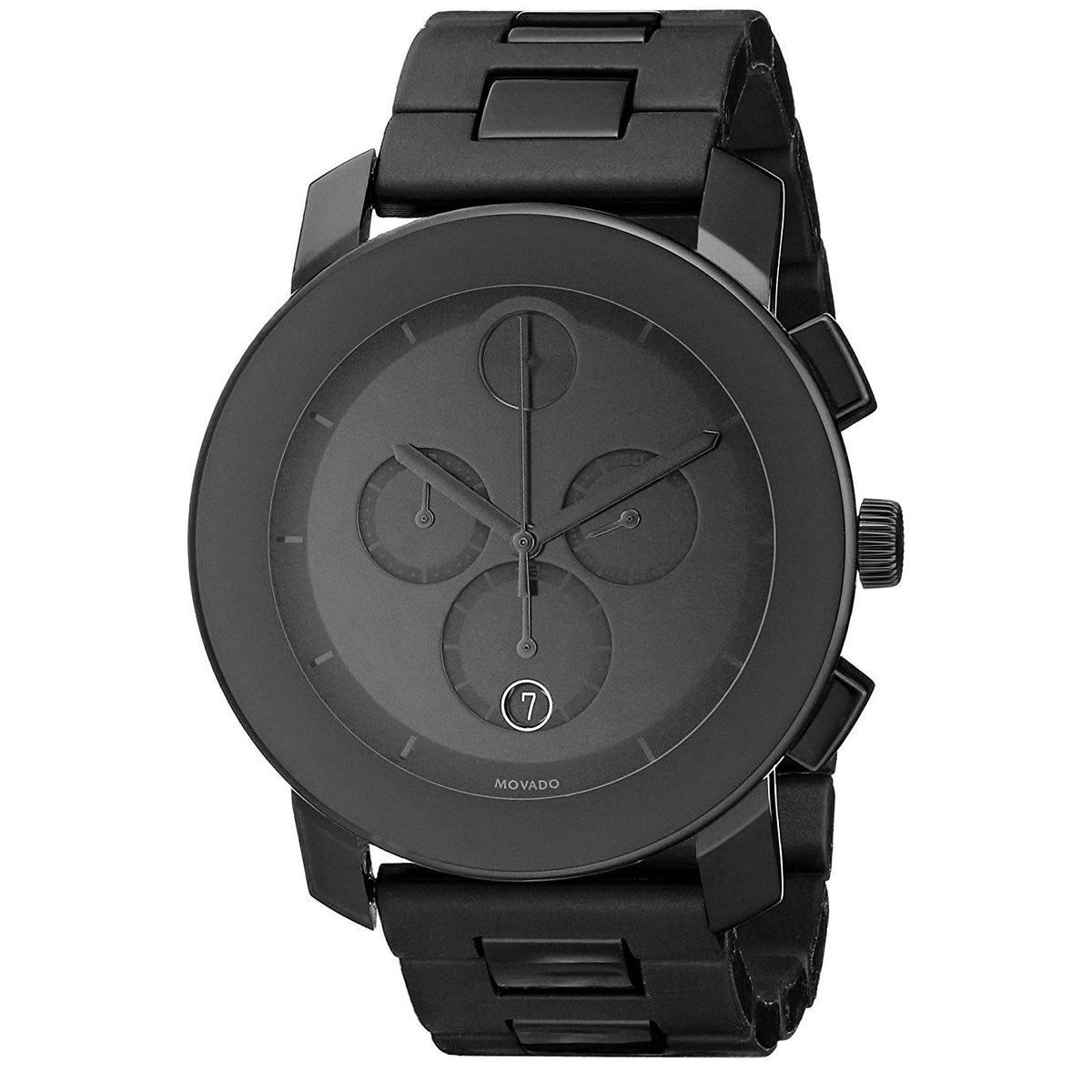 Movado Men's 3600048 Bold Chronograph Black Stainless Steel Watch