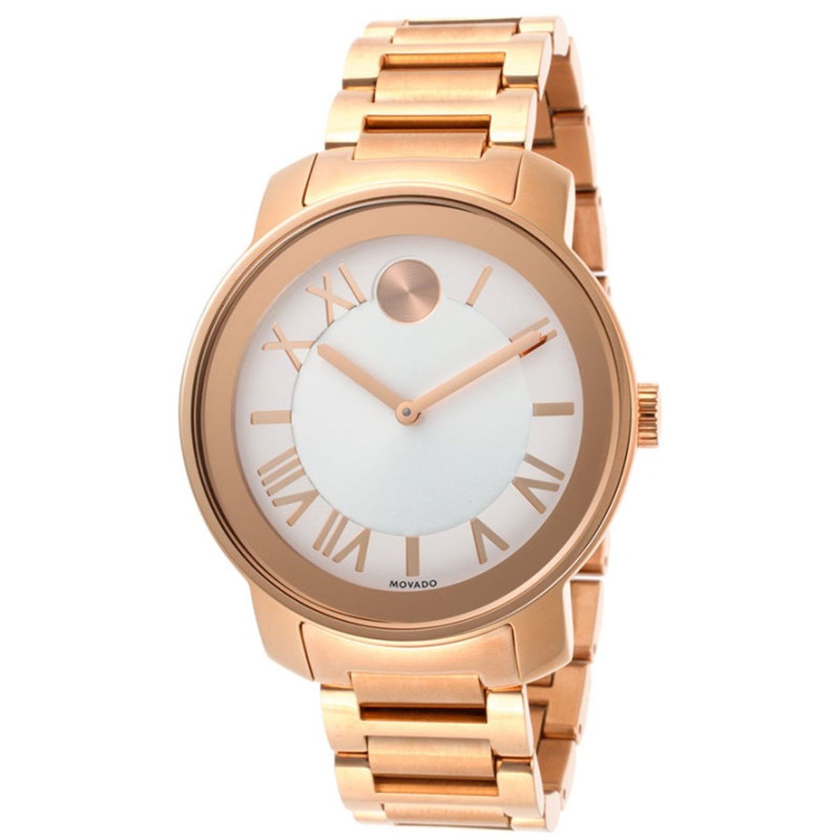 Movado Men's 3600200 Bold Rose Gold-Tone Stainless Steel Watch