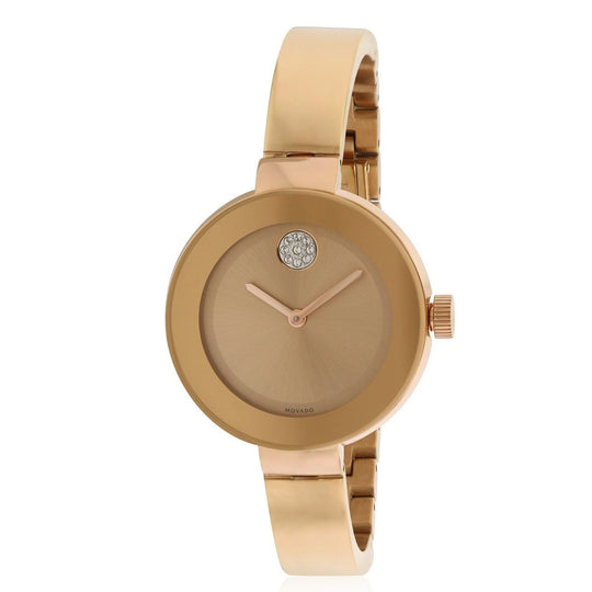 Movado Men's 3600202 Bold Crystal Rose-Tone Stainless Steel Watch