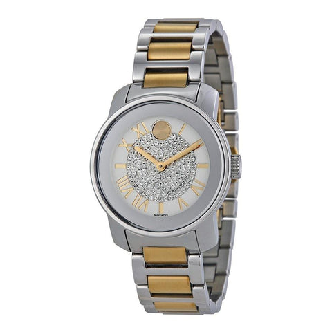 Movado Women's 3600256 Bold Crystal Two-Tone Stainless Steel Watch