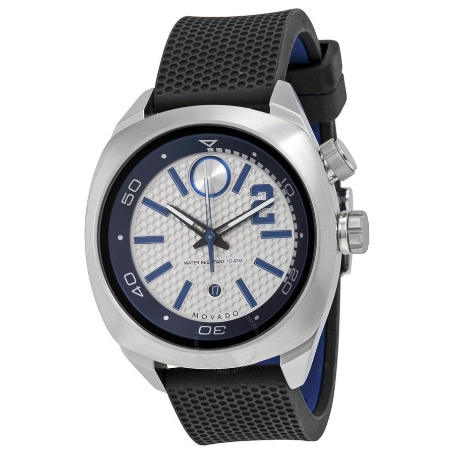Movado Men's 3600264 Bold Derek Jeter Captain Black Silicone Watch