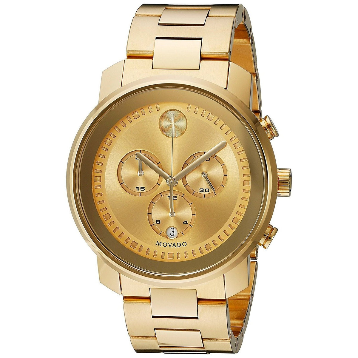 Movado Men's 3600278 Bold Chronograph Gold-tone Stainless Steel Watch