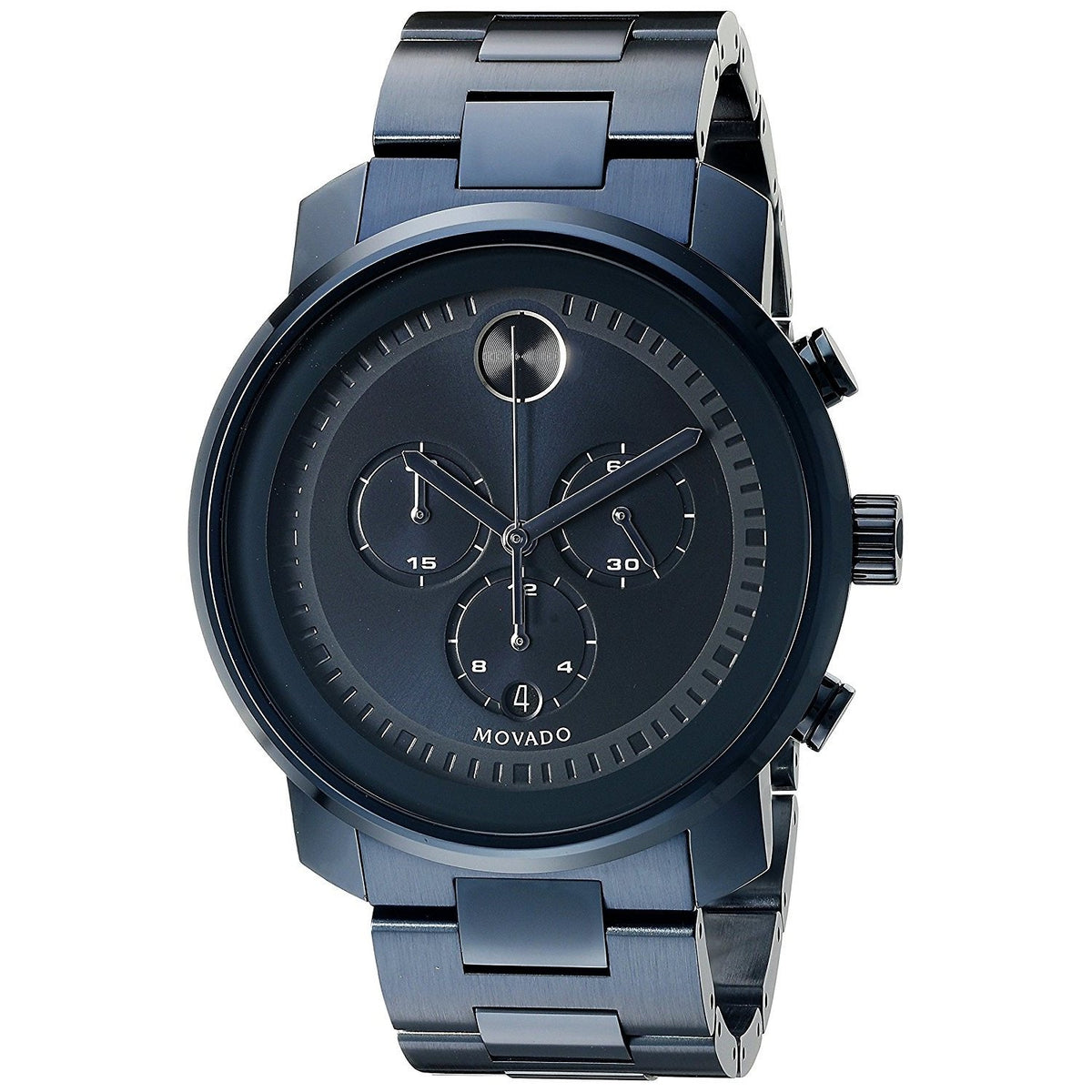 Movado Men's 3600279 Bold Chronograph Blue Stainless Steel Watch