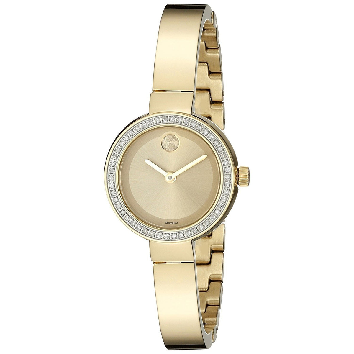 Movado Women's 3600322 Bold Diamond Gold-Tone Stainless Steel Watch