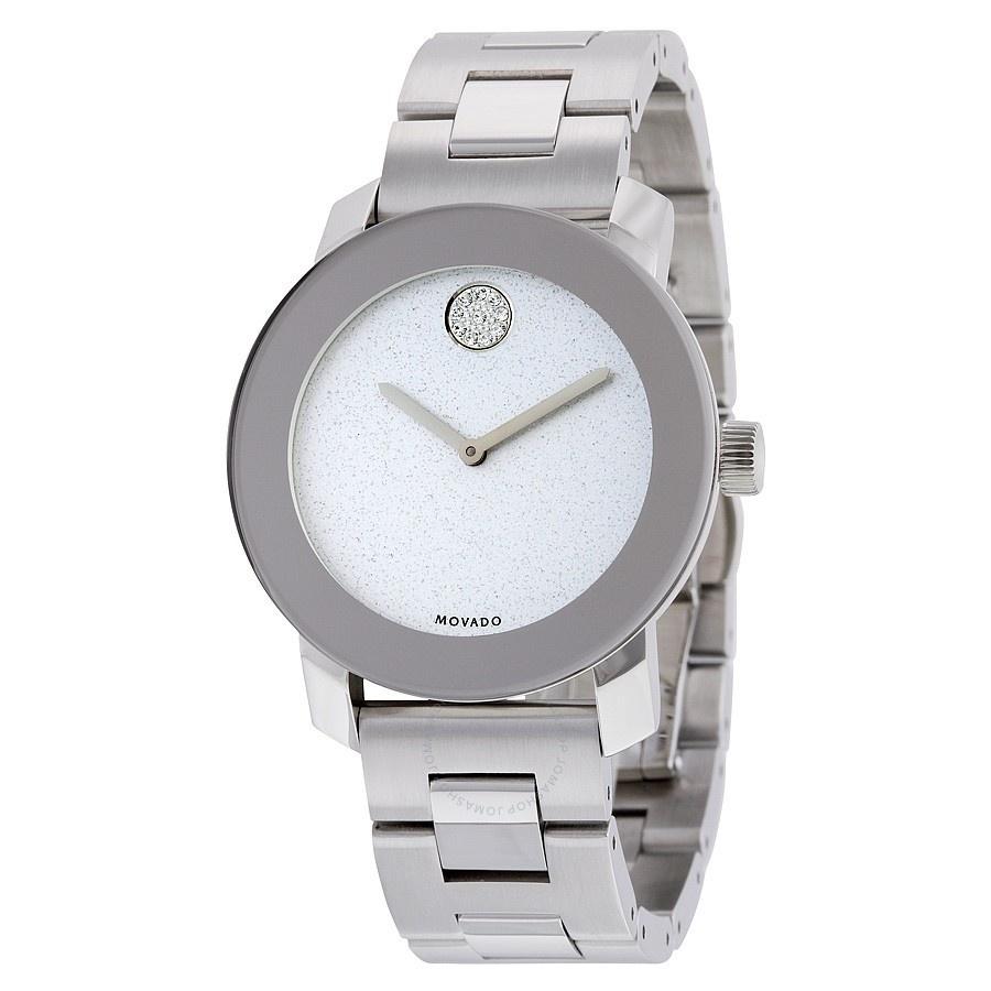 Movado Women's 3600334 Bold Crystal Stainless Steel Watch