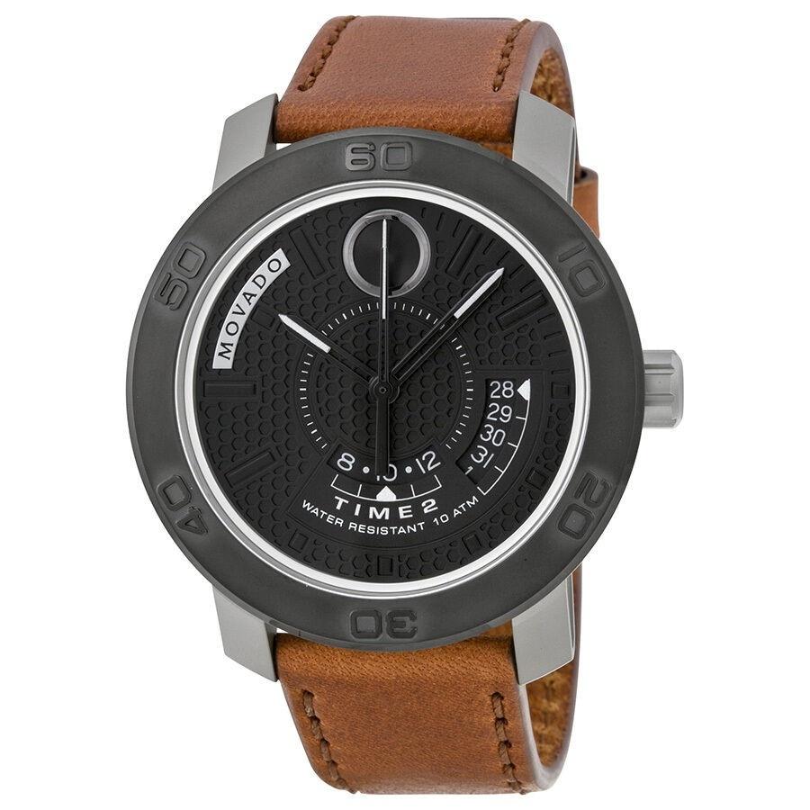 Movado Men&#39;s 3600361 Bold Brown Leather Watch